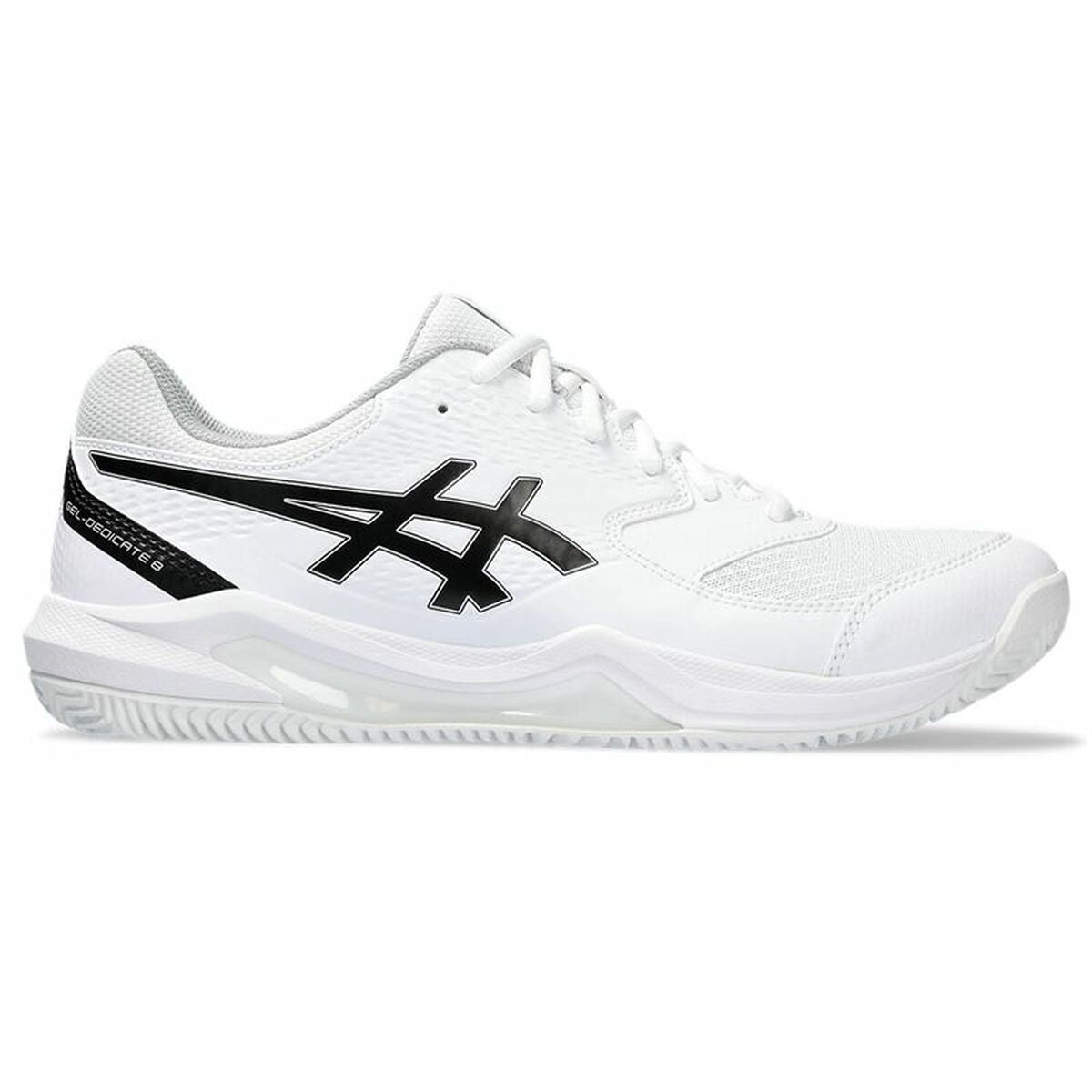Men's Tennis Shoes Asics Gel - Dedicate 8 Clay White - Urbantrek