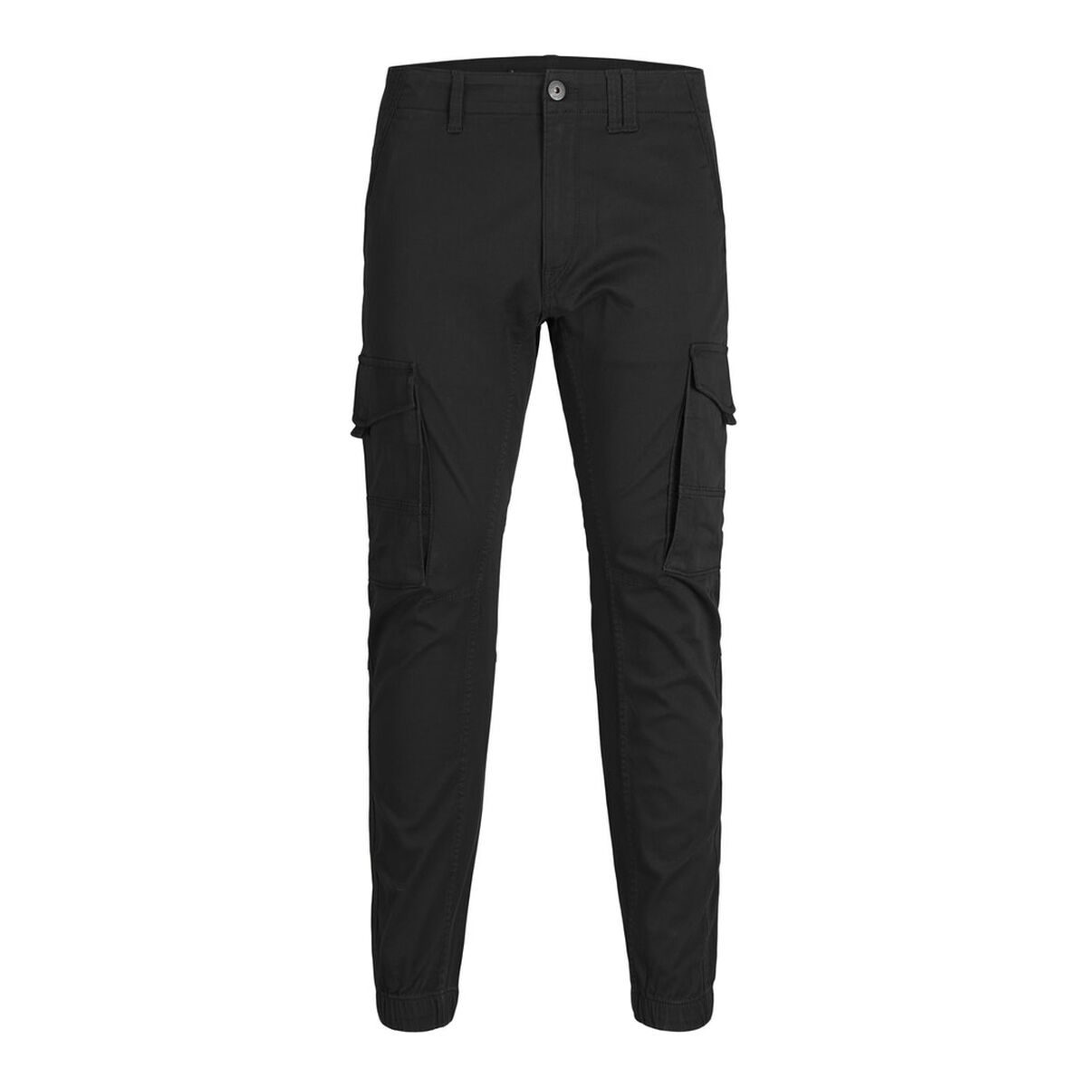 Trousers Jack & Jones JPSTPAUL JJFLAKE CARGO NOOS 12139912 Black - Urbantrek