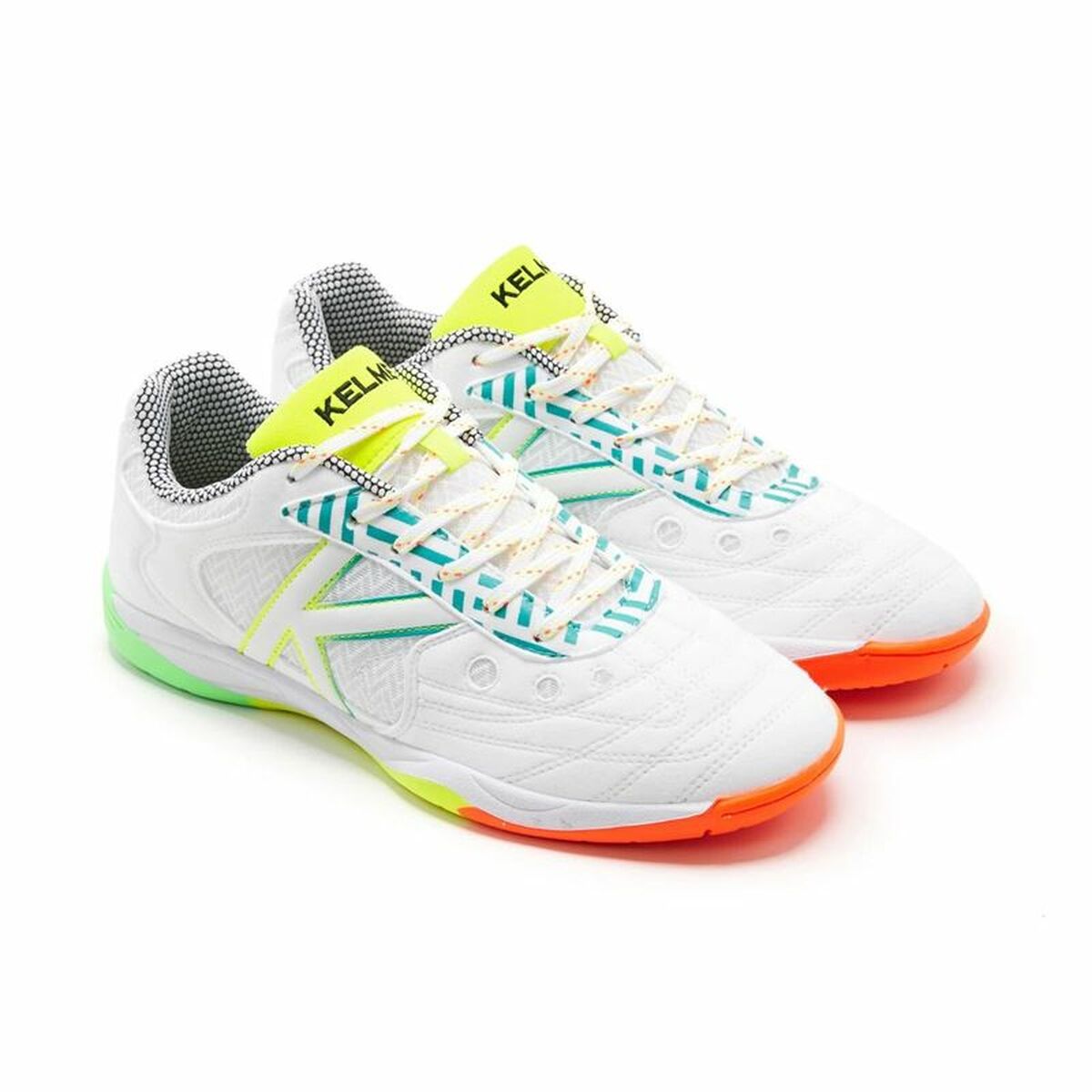 Adult's Indoor Football Shoes Kelme Indoor Copa White Unisex - Urbantrek