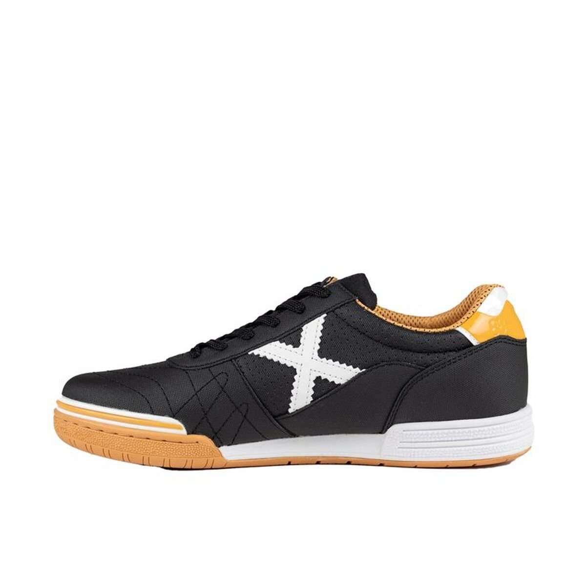 Adult's Indoor Football Shoes Munich G - 3 Profit Casual 411 Black - Urbantrek
