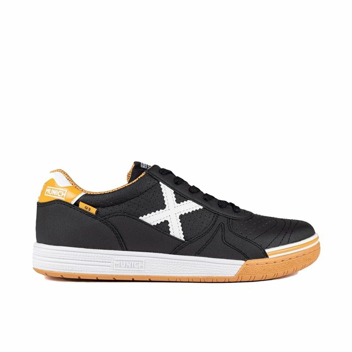 Adult's Indoor Football Shoes Munich G - 3 Profit Casual 411 Black - Urbantrek
