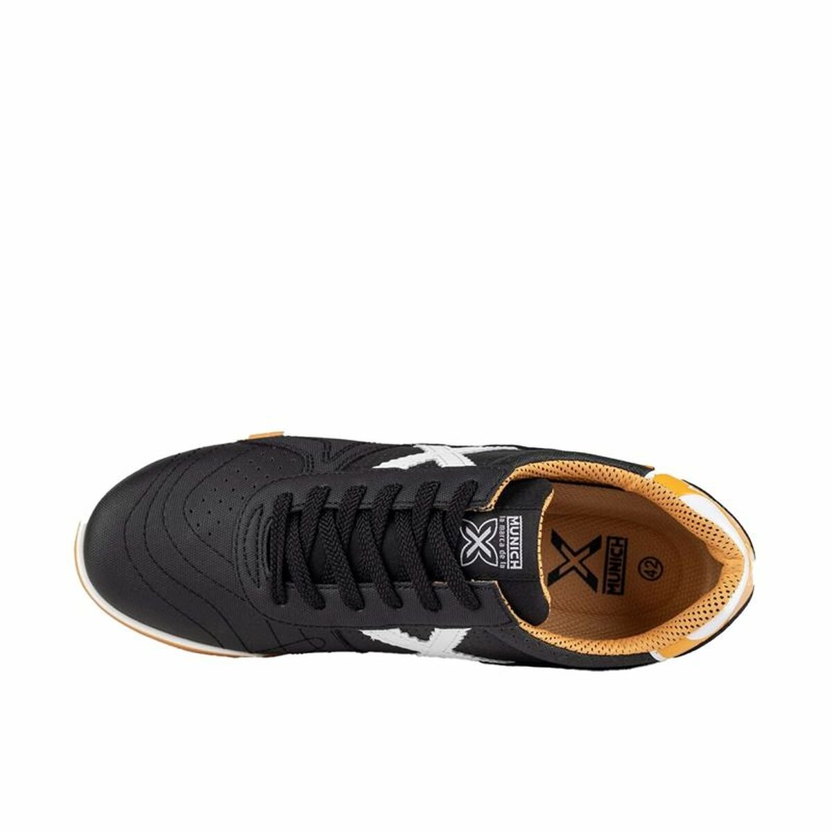 Adult's Indoor Football Shoes Munich G - 3 Profit Casual 411 Black - Urbantrek