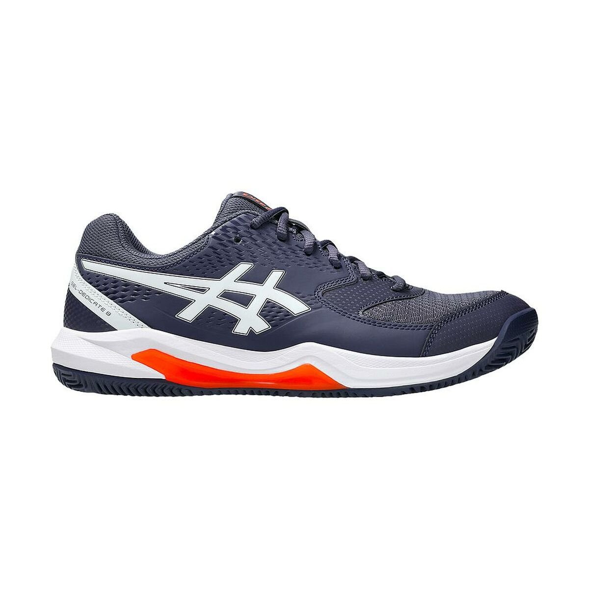 Adult's Padel Trainers Asics GEL DEDICATE 8 CLAY 1041A448 500 Navy Blue - Urbantrek