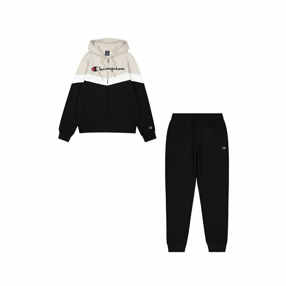 Adult's Sports Outfit Champion Black Multicolour 2 Pieces - Urbantrek