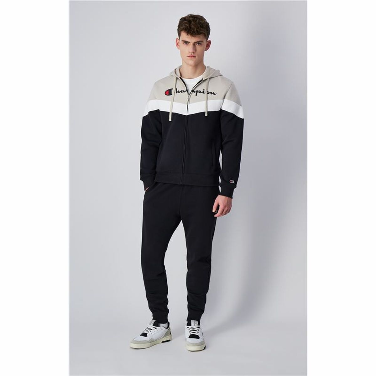 Adult's Sports Outfit Champion Black Multicolour 2 Pieces - Urbantrek