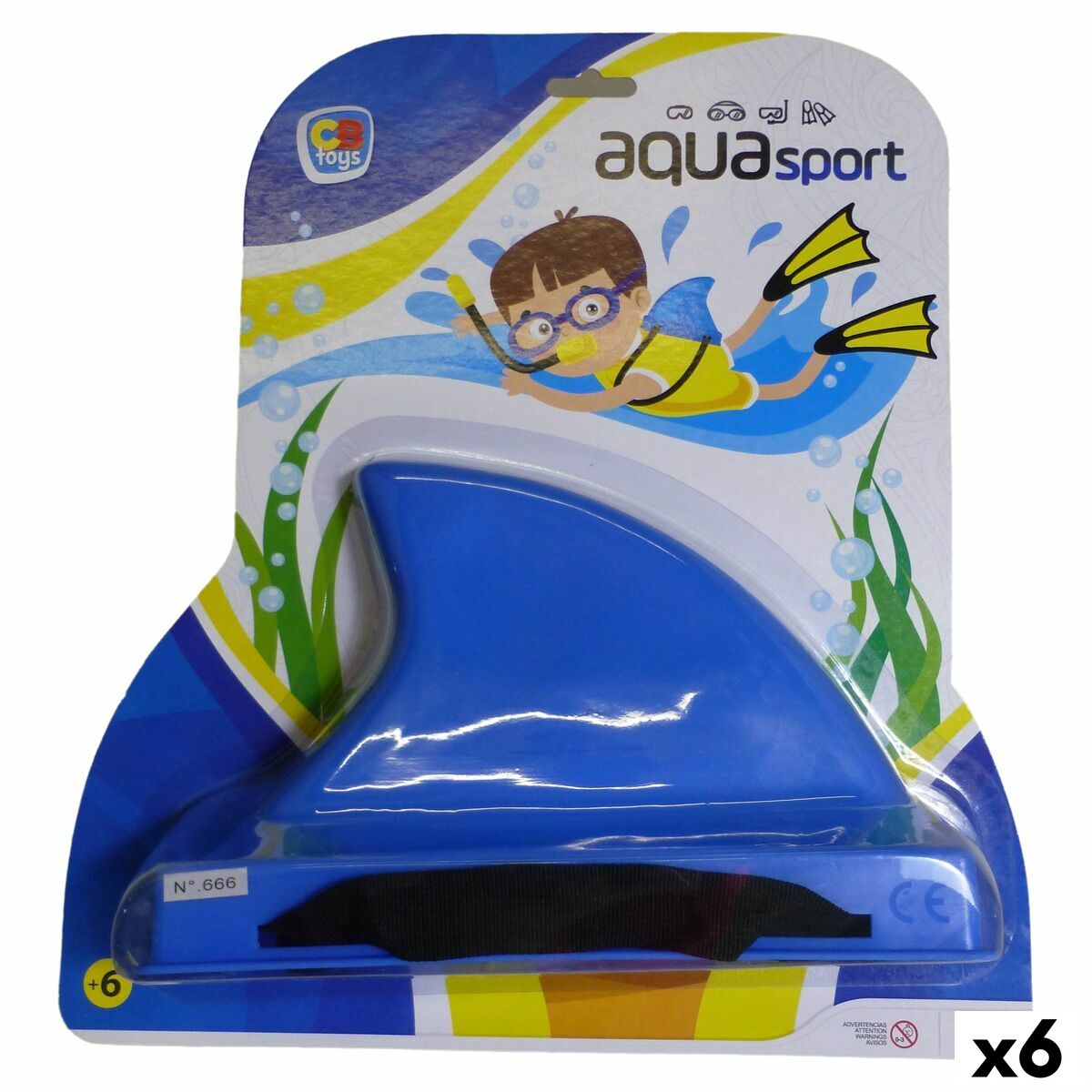 Aquatic Game AquaSport Blue Shark (6 Units) - Urbantrek