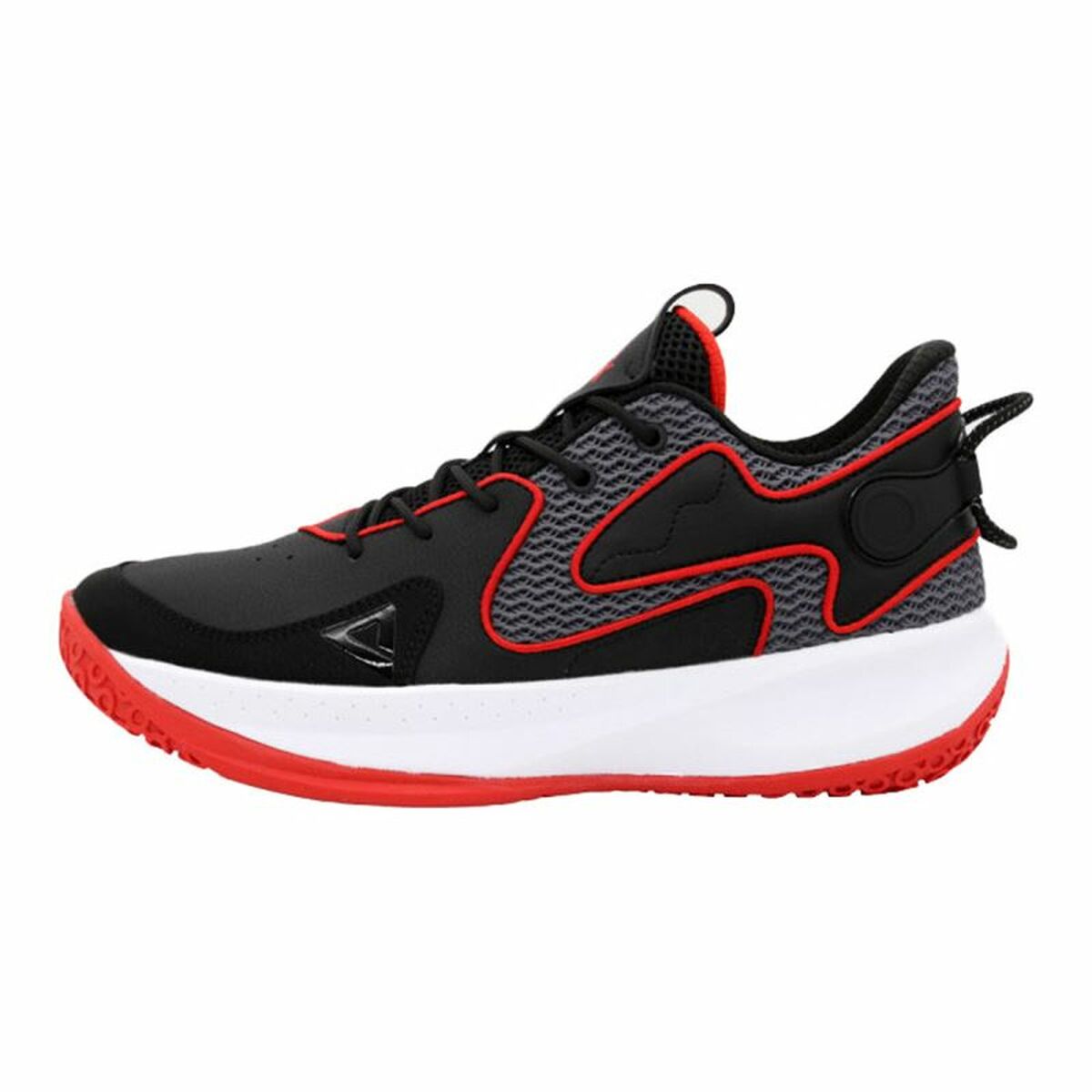 Basketball Shoes for Adults Peak Game 3 Black Red - Urbantrek