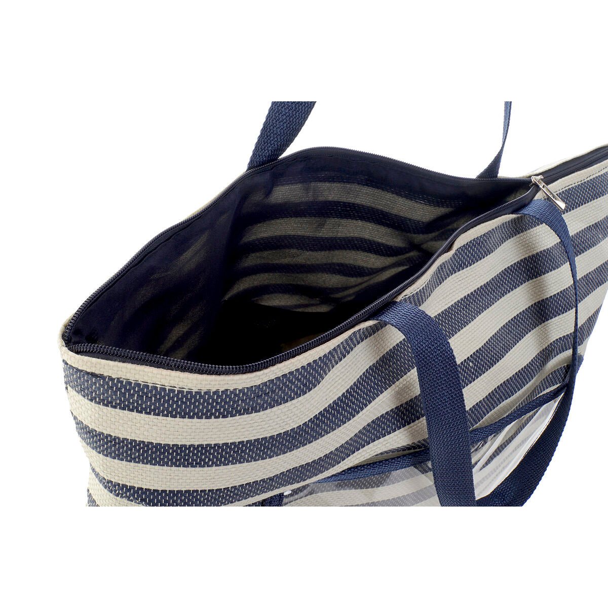 Beach Bag DKD Home Decor 55 x 17 x 35 cm Canvas Red Blue PVC (2 Units) - Urbantrek
