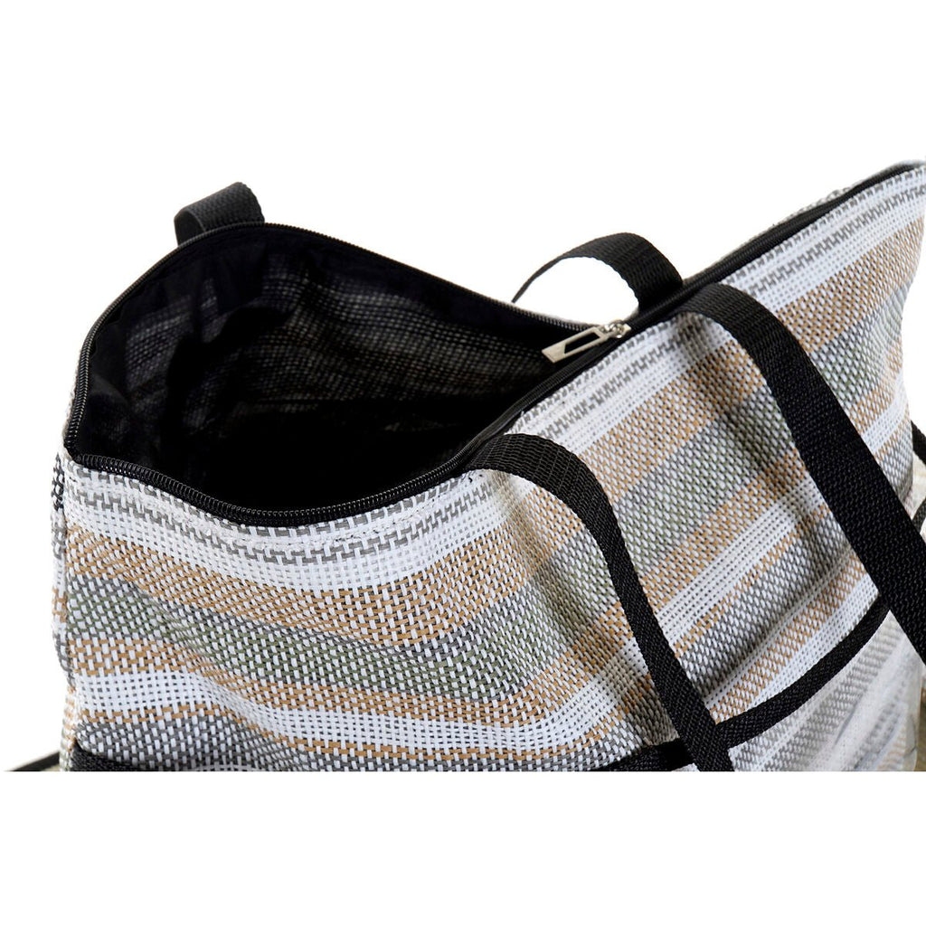 Beach Bag DKD Home Decor Blue Brown Green Grey Mint PVC Canvas 44 x 23 x 62 cm (2 Units) - Urbantrek