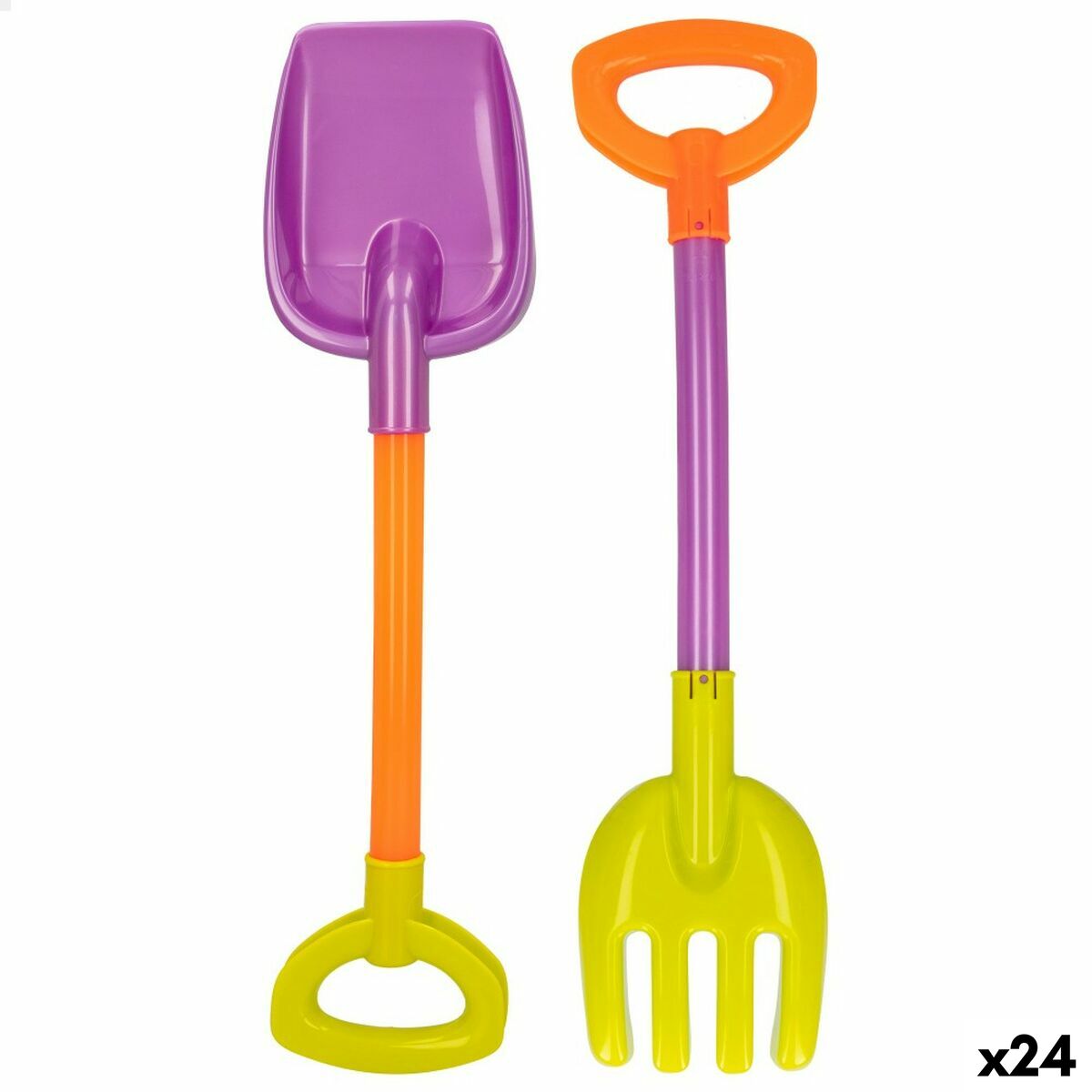 Beach toys set Colorbaby 39 cm 2 Pieces (24 Units) - Urbantrek