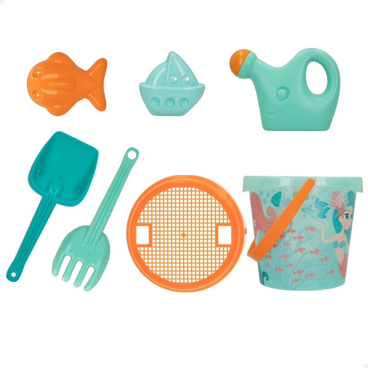Beach toys set Colorbaby polypropylene (16 Units) - Urbantrek