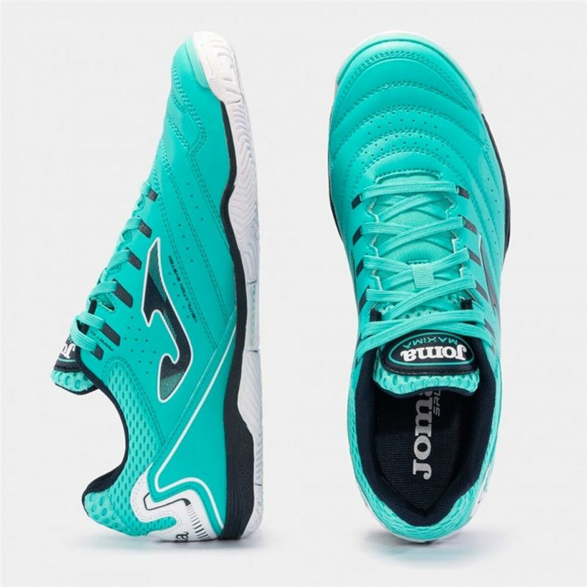 Children's Indoor Football Shoes Joma Sport Maxima 2427 Aquamarine - Urbantrek