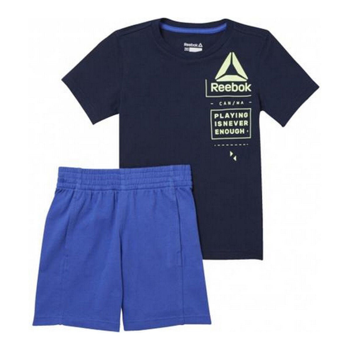 Children's Sports Outfit Reebok B ES SS SET CF4289 Navy - Urbantrek