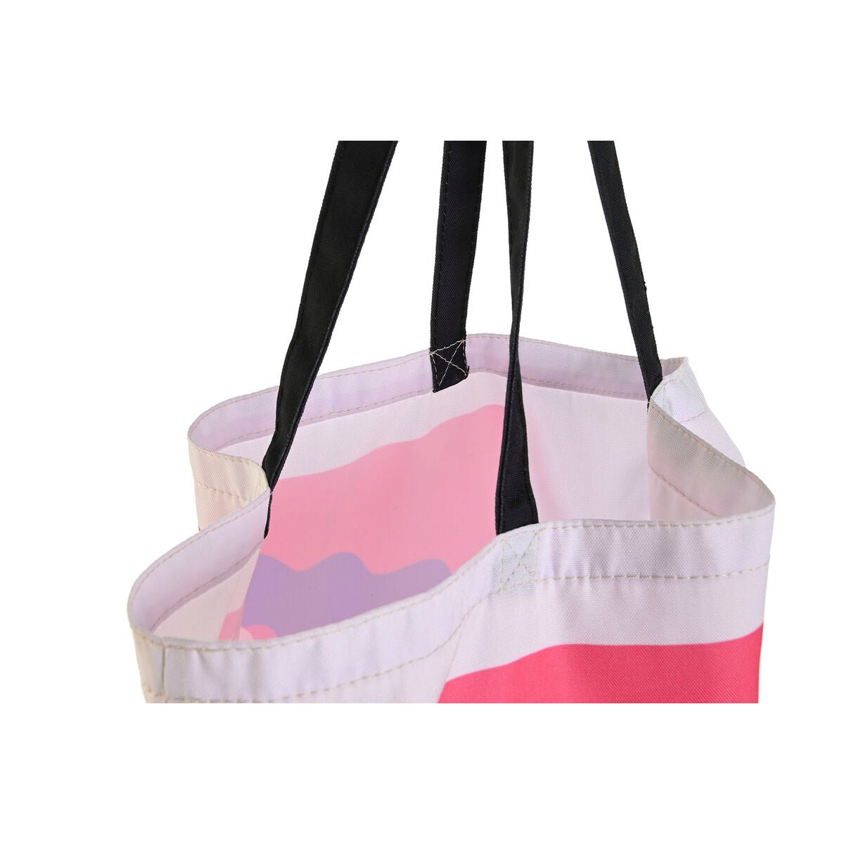 Fabric bag DKD Home Decor White polialgodon Polyester 43 x 15 x 40 cm (4 Units) - Urbantrek
