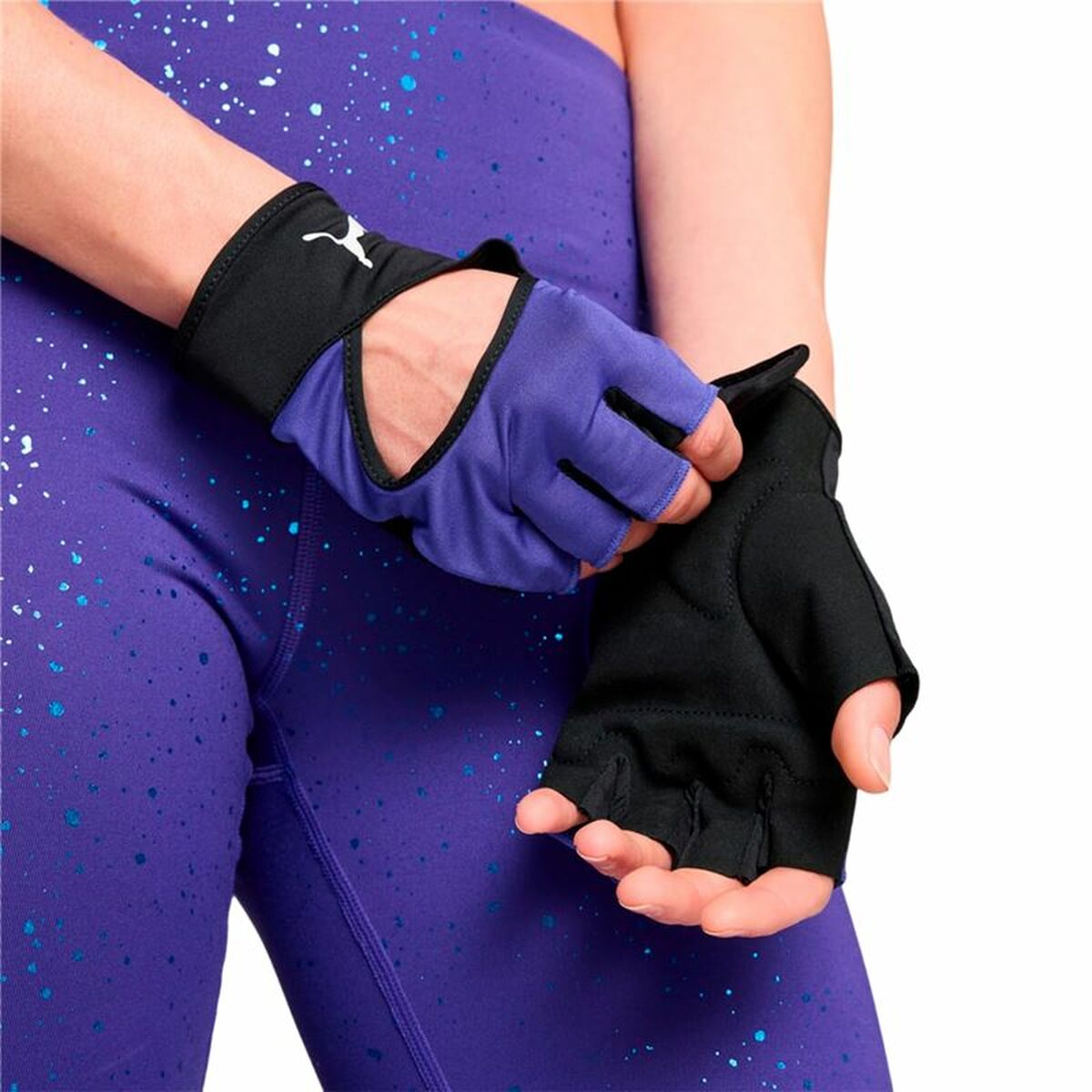 Gloves Puma Tr Ess Blue Black - Urbantrek