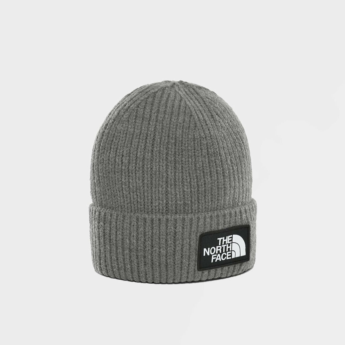 Hat The North Face Tnf Logo Box Cuffed Beanie NF0A3FJXDYY1 Grey - Urbantrek