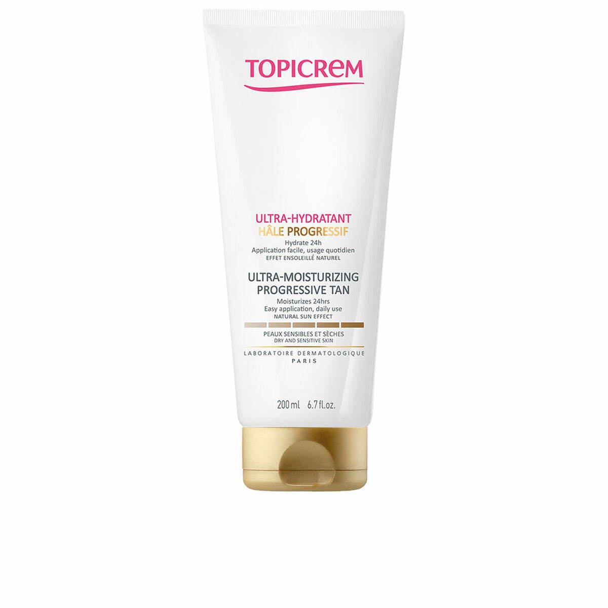 Hydrating Bronzing Body Lotion Topicrem Progressive Tan - Urbantrek