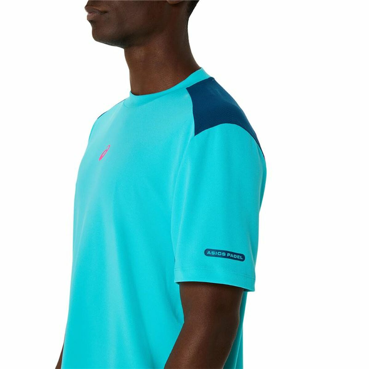 Men’s Short Sleeve T-Shirt Asics Padel Court Ss Top Blue Sky blue - Urbantrek