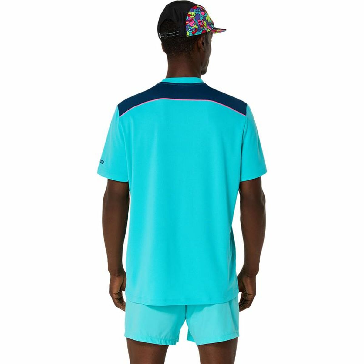 Men’s Short Sleeve T-Shirt Asics Padel Court Ss Top Blue Sky blue - Urbantrek