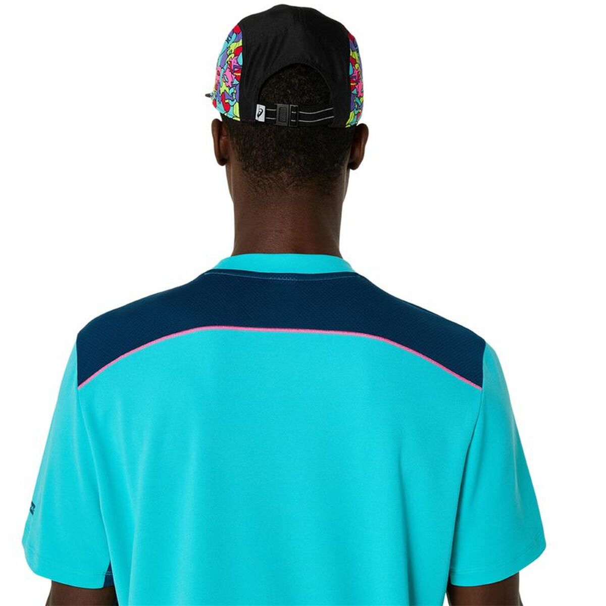 Men’s Short Sleeve T-Shirt Asics Padel Court Ss Top Blue Sky blue - Urbantrek