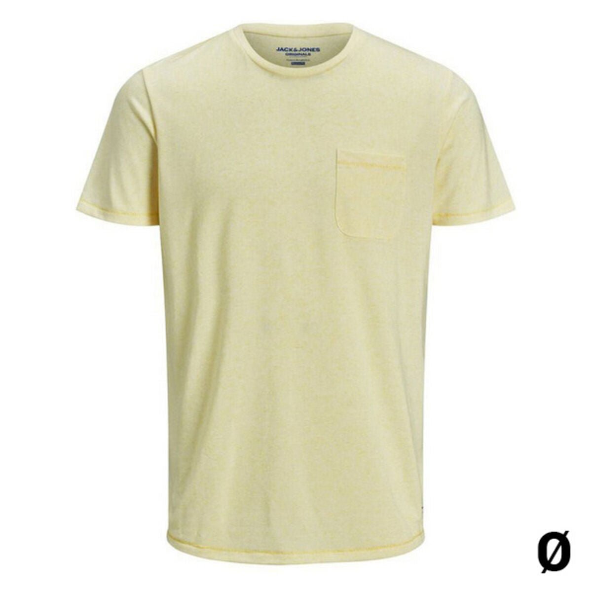 Men’s Short Sleeve T-Shirt Jack & Jones 12171674 FLA Yellow - Urbantrek