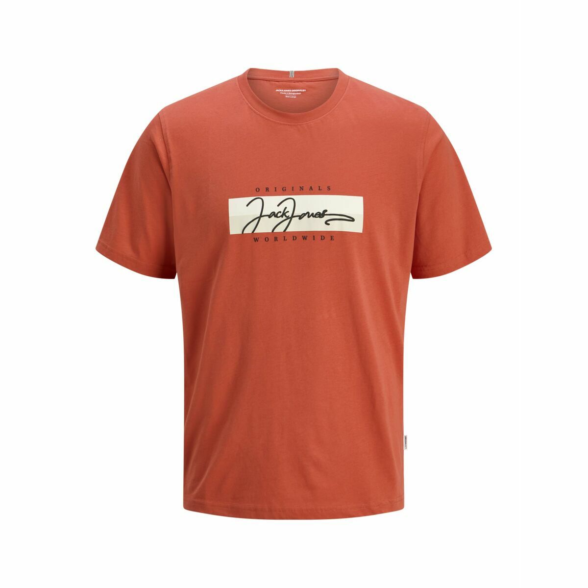 Men’s Short Sleeve T-Shirt Jack & Jones JORFREDERIKSBERG BOX 12278266 Orange - Urbantrek