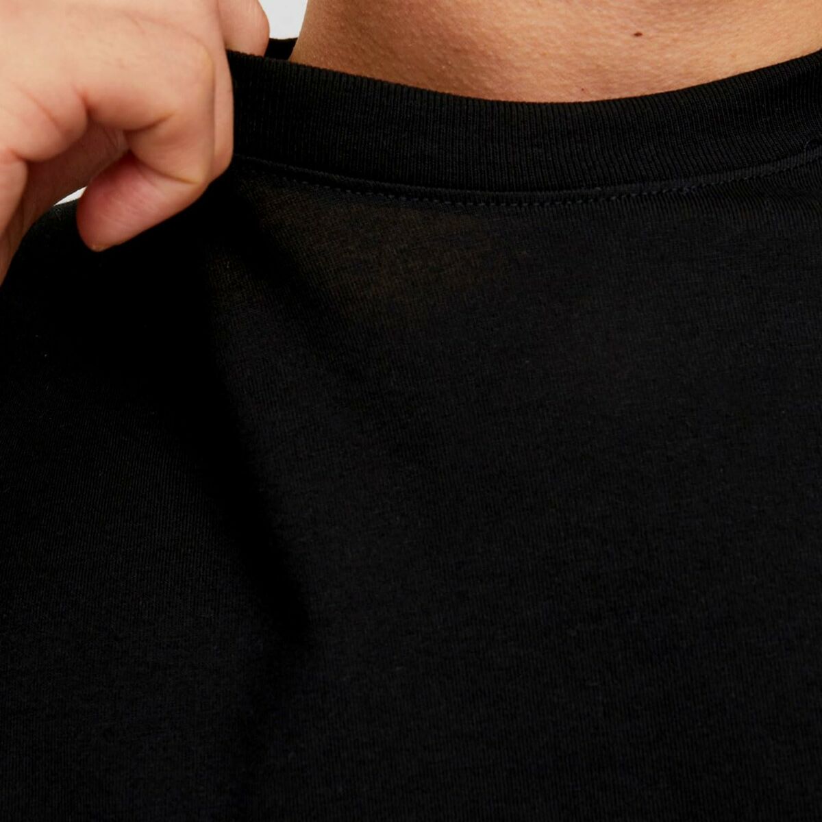 Men’s Short Sleeve T-Shirt Jack & Jones JORVESTERBRO TEE SS 12240121 Black - Urbantrek