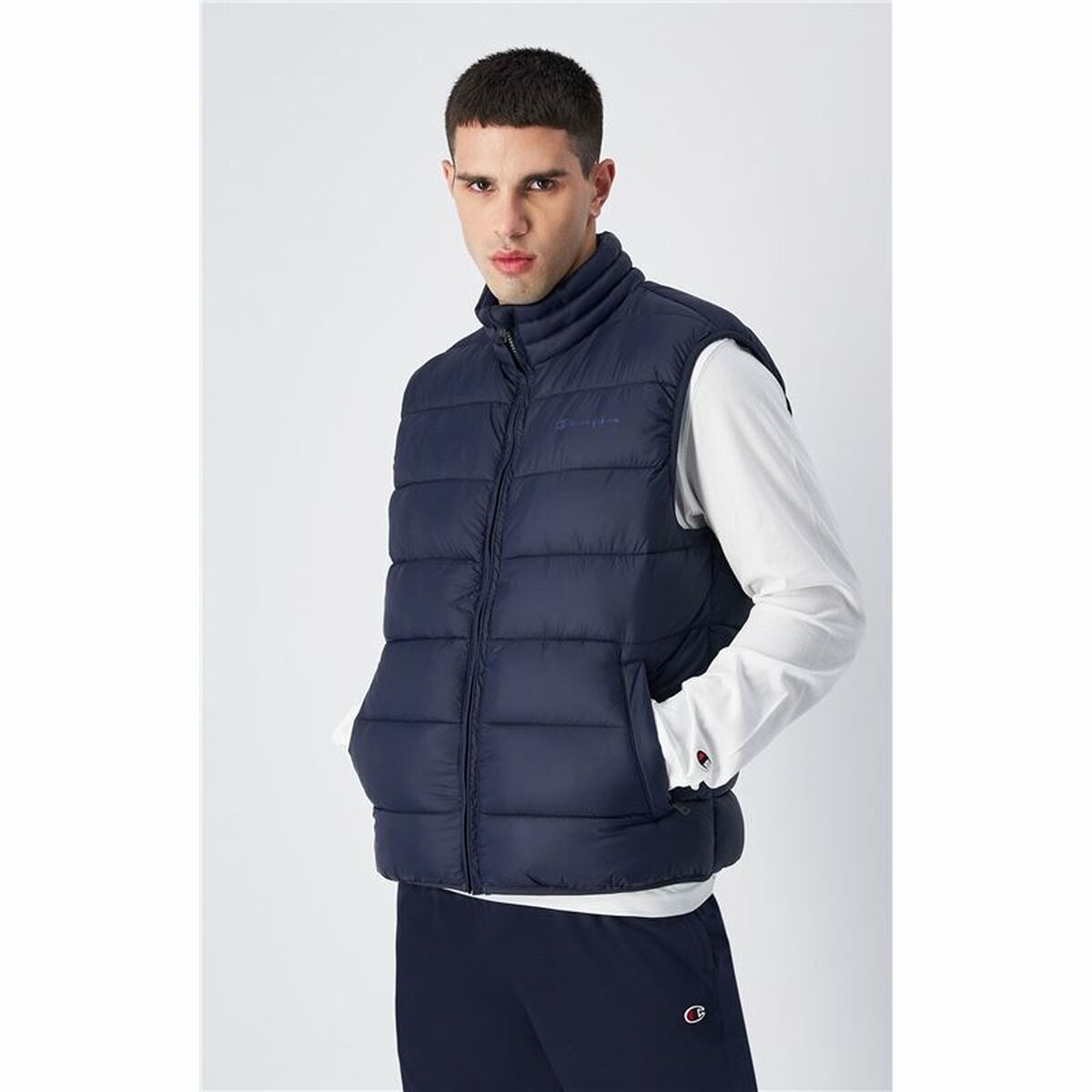 Men's Sports Gilet Champion Vest Blue Navy Blue - Urbantrek