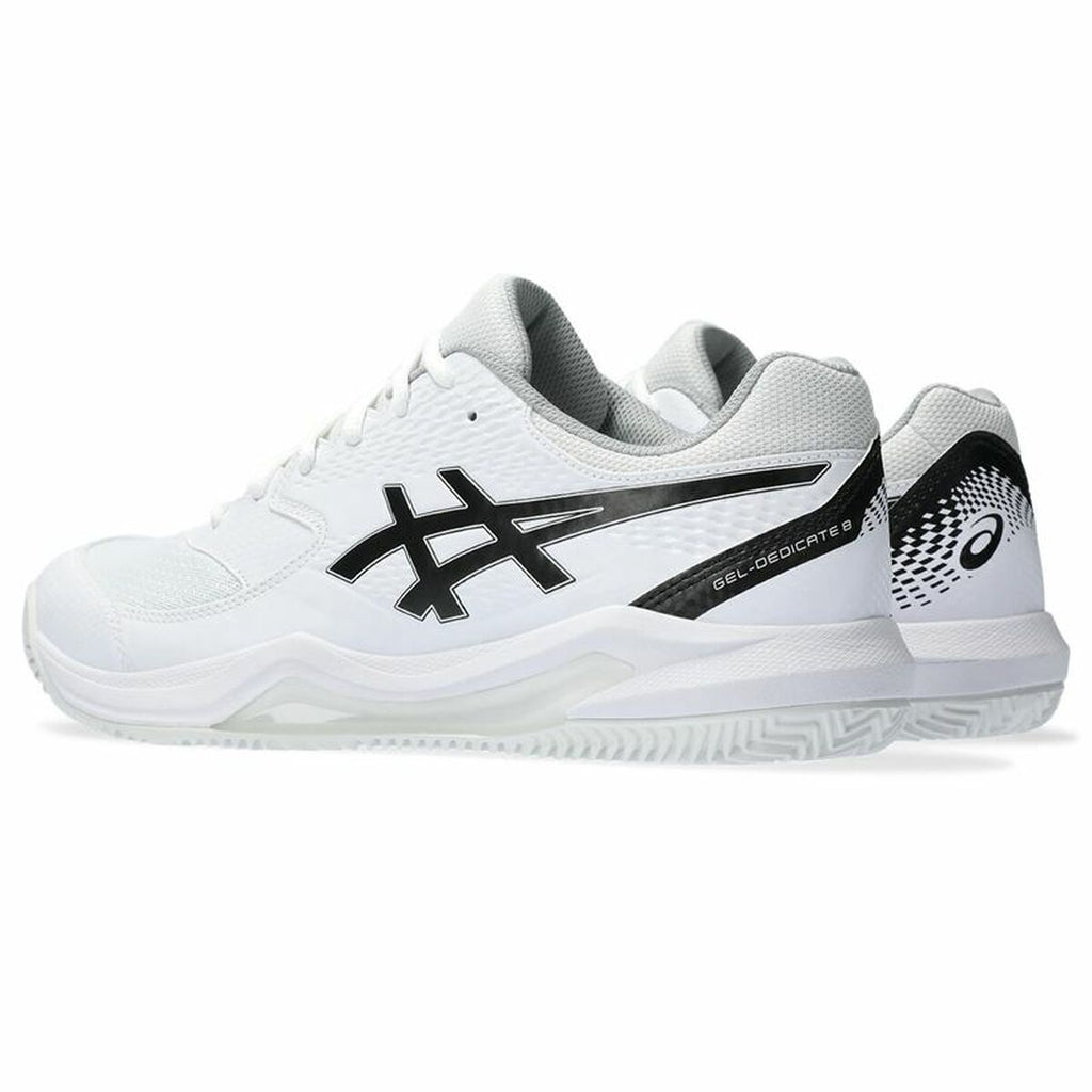 Men's Tennis Shoes Asics Gel - Dedicate 8 Clay White - Urbantrek