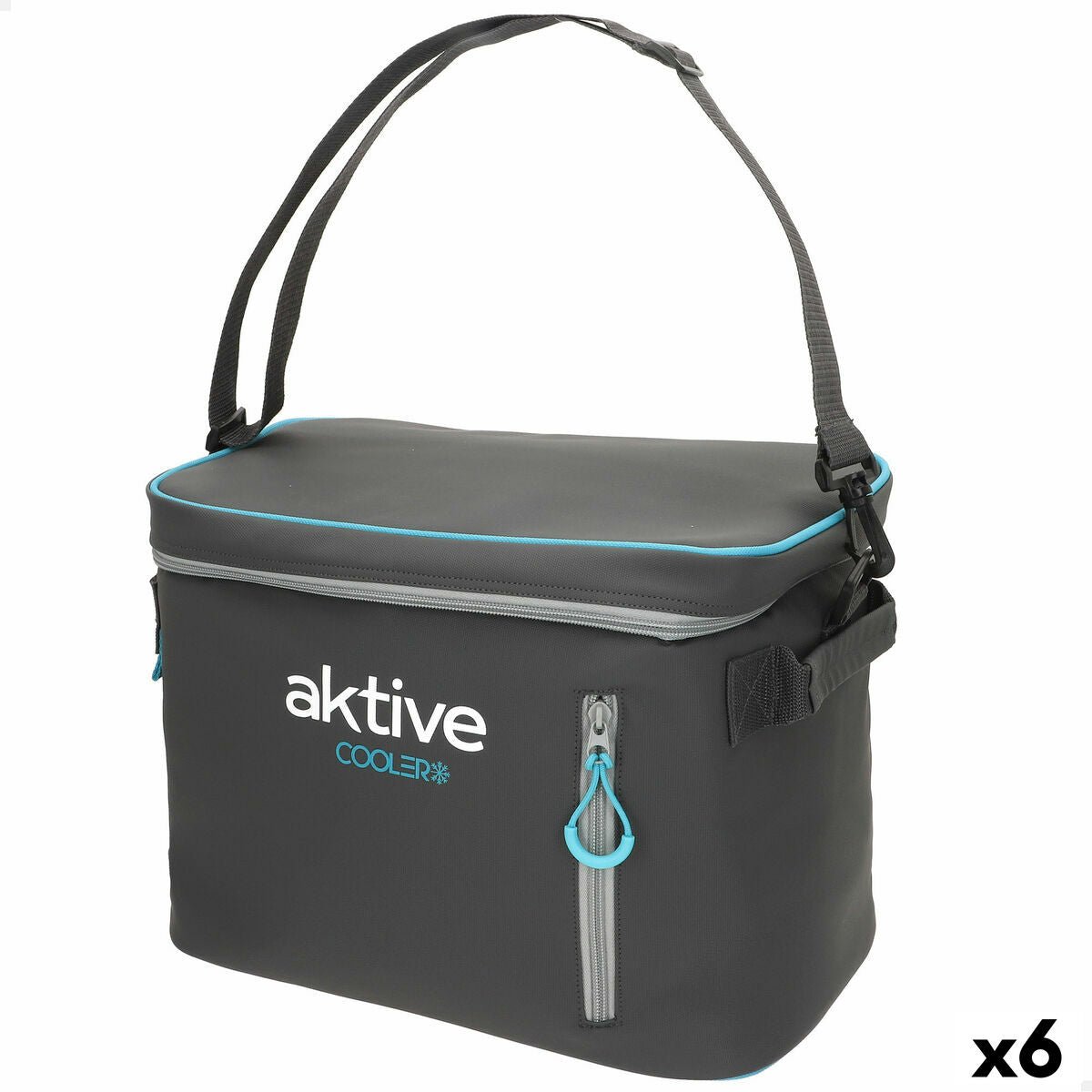 Portable Fridge Aktive 18 L 34 x 26 x 21 cm Black (6 Units) - Urbantrek