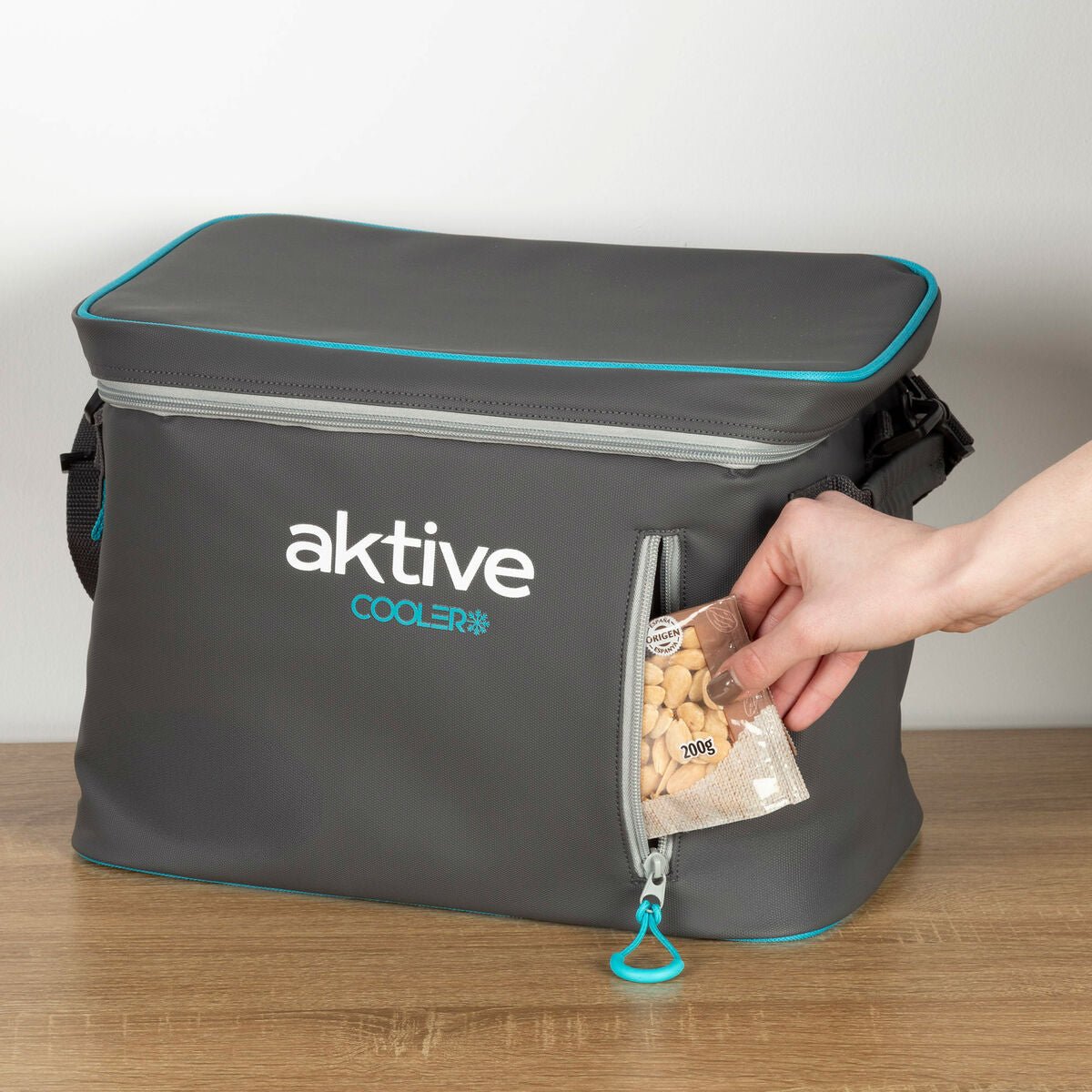 Portable Fridge Aktive 18 L 34 x 26 x 21 cm Black (6 Units) - Urbantrek
