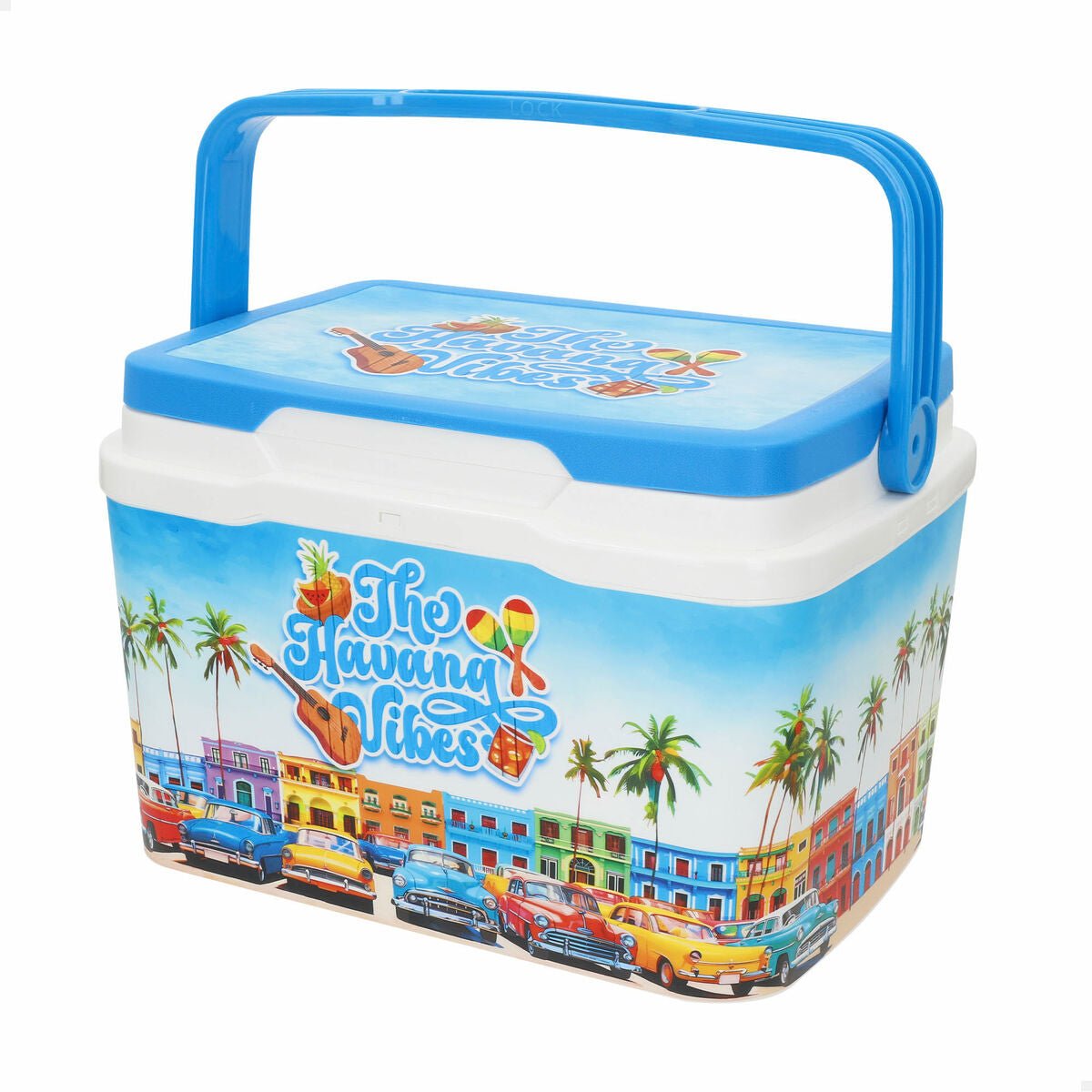 Portable Rigid Cooler Aktive 5 L 28 x 19 x 21 cm Blue (6 Units) - Urbantrek