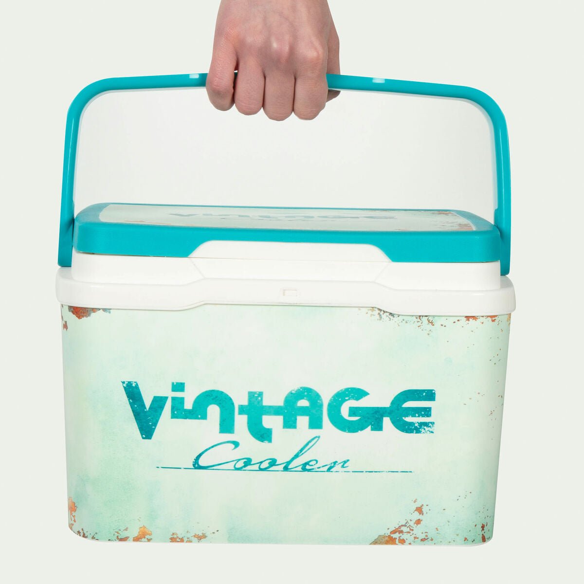 Portable Rigid Cooler Aktive 5 L 28 x 19 x 21 cm Blue (6 Units) - Urbantrek