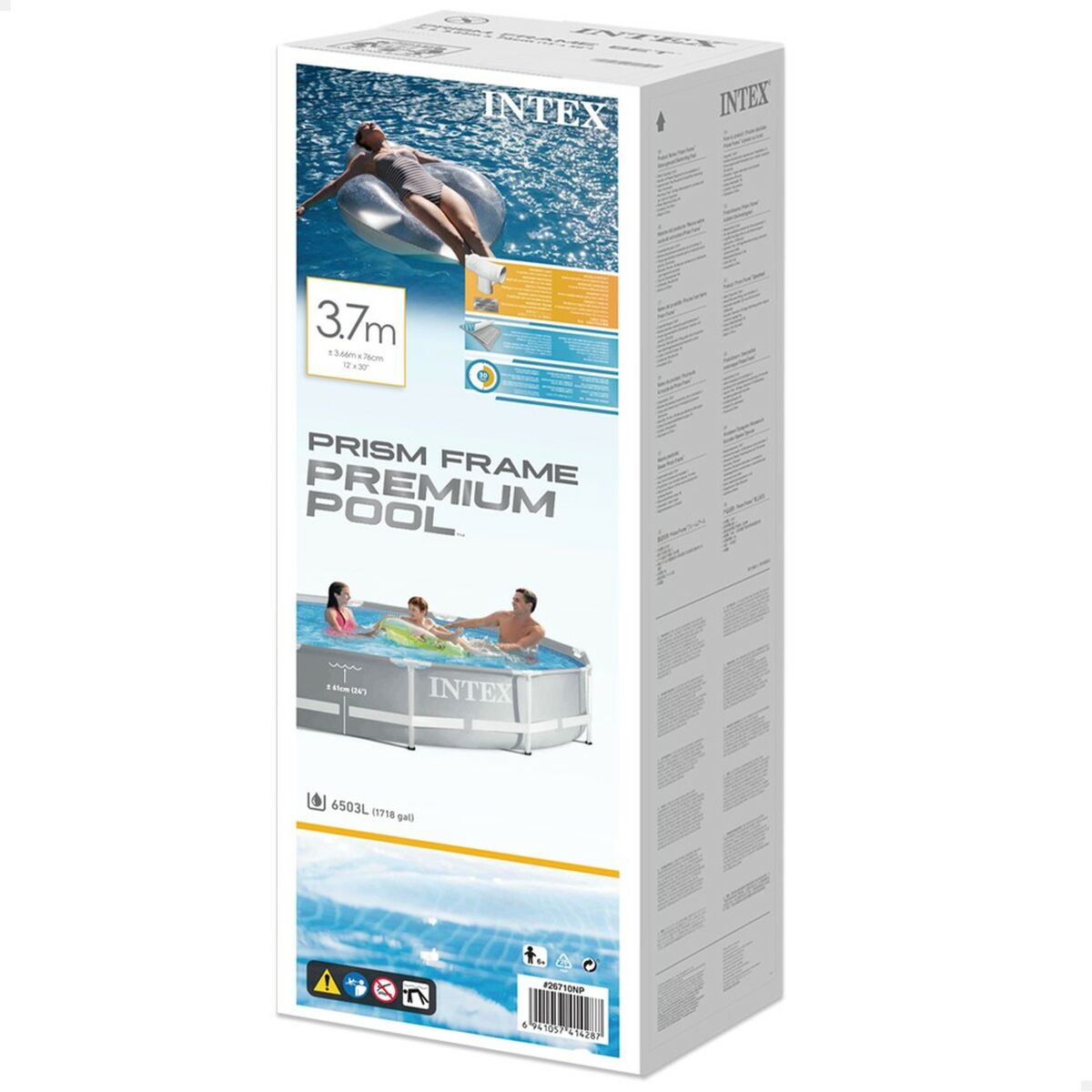 Removable pool Intex 26710NP 366 x 76 x 366 cm 6503 L - Urbantrek