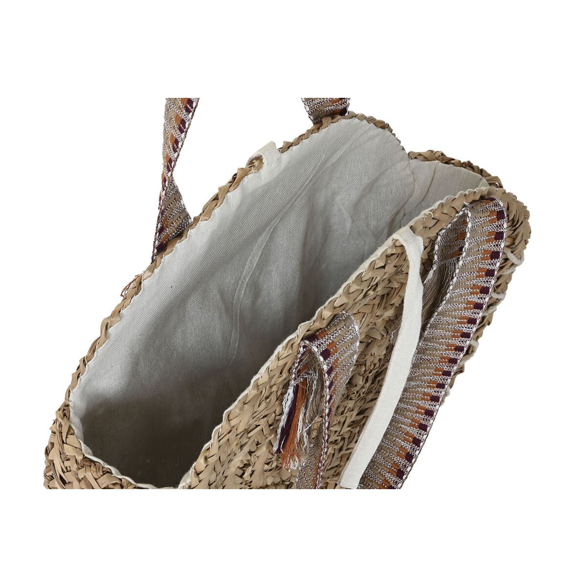 Shoulder Bag DKD Home Decor 41 x 10 x 66 cm Brown Orange Green Seagrass (2 Units) - Urbantrek