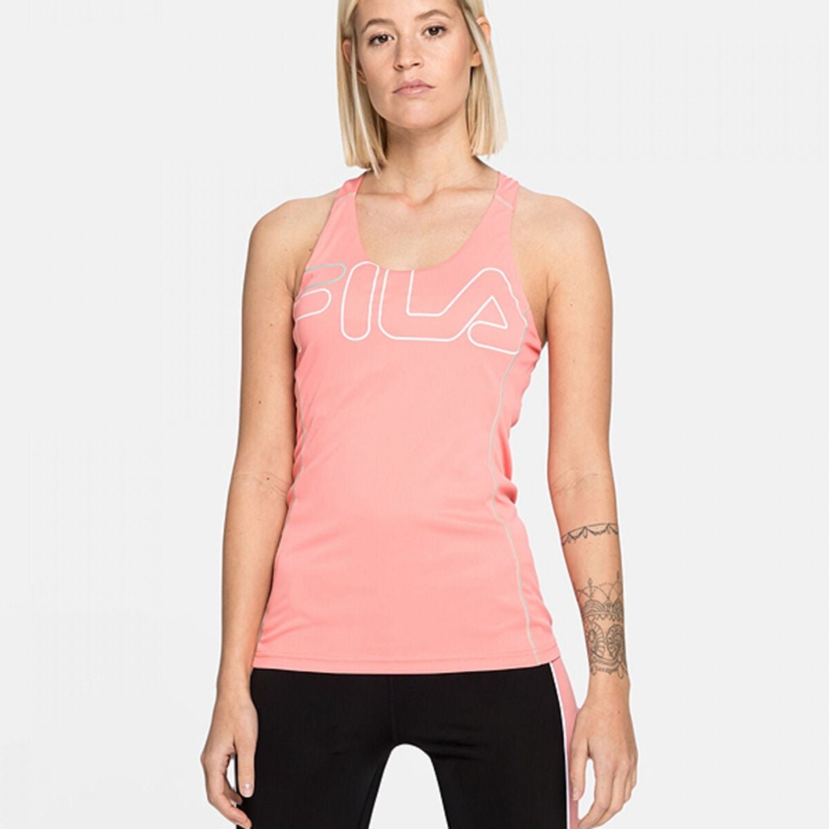 Tank Top Women Fila 683036.A449 Pink - Urbantrek