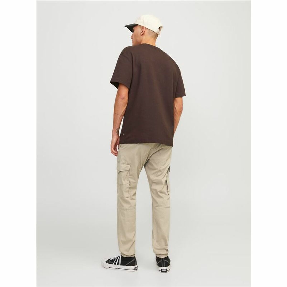 Trousers Jack & Jones JPSTPAUL JJFLAKE CARGO CROCKERY NOOS 12193754 Beige - Urbantrek