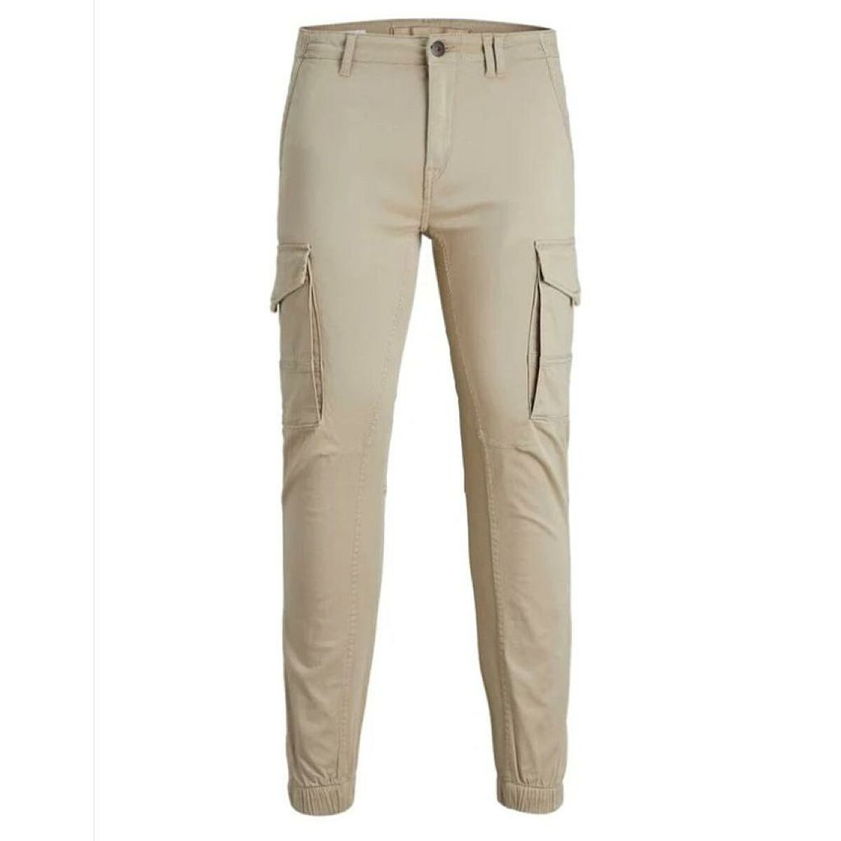 Trousers Jack & Jones JPSTPAUL JJFLAKE CARGO CROCKERY NOOS 12193754 Beige - Urbantrek