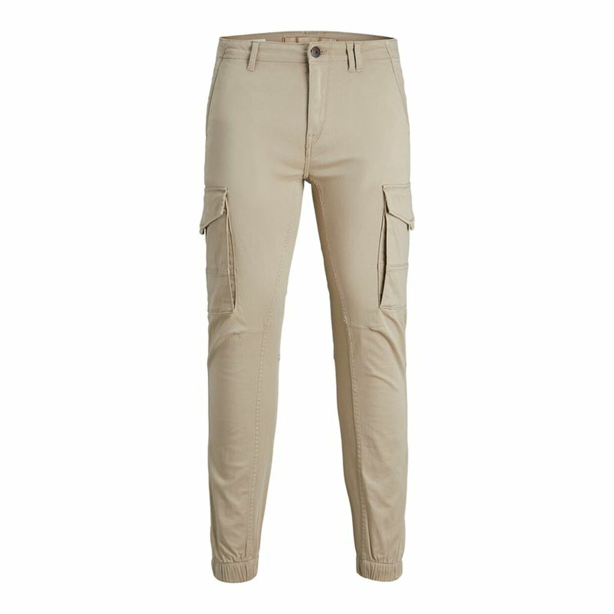 Trousers Jack & Jones JPSTPAUL JJFLAKE CARGO CROCKERY NOOS 12193754 Beige - Urbantrek