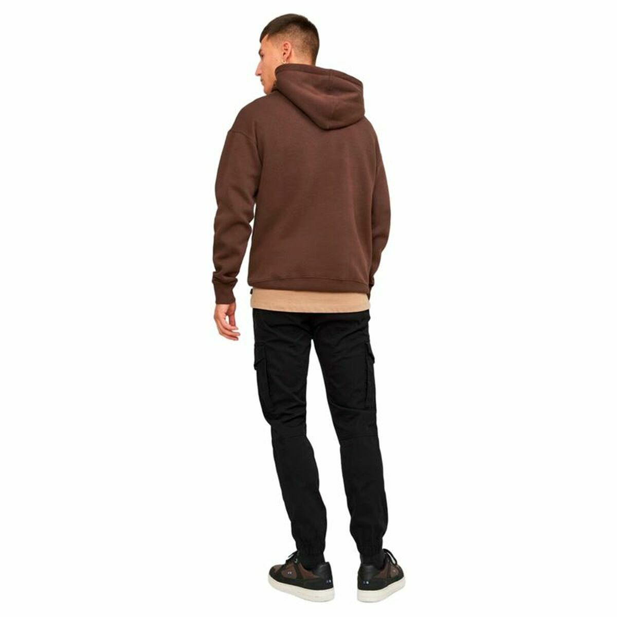 Trousers Jack & Jones JPSTPAUL JJFLAKE CARGO NOOS 12139912 Black - Urbantrek