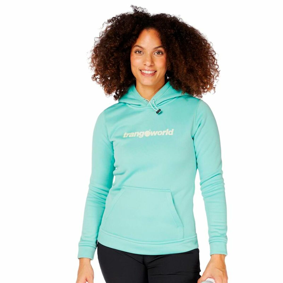 Women’s Hoodie Trangoworld Poppi Aquamarine - Urbantrek