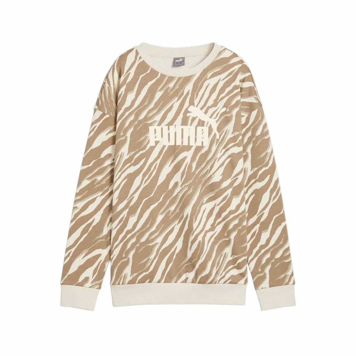 Women’s Sweatshirt without Hood Puma Essentials+ Animal Aop Crew Fl Mujer - Urbantrek