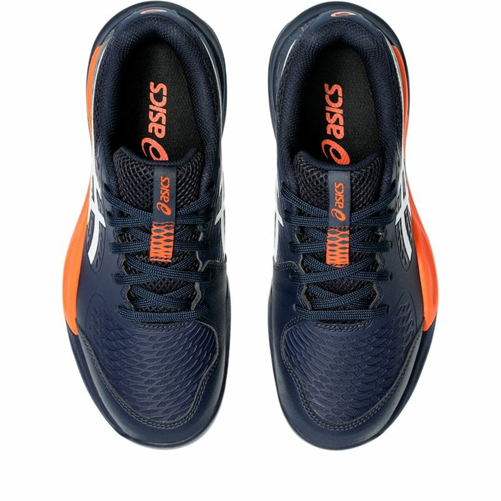 Women's Tennis Shoes Asics Gel - Resolution X Gs Clay Black Dark blue - Urbantrek